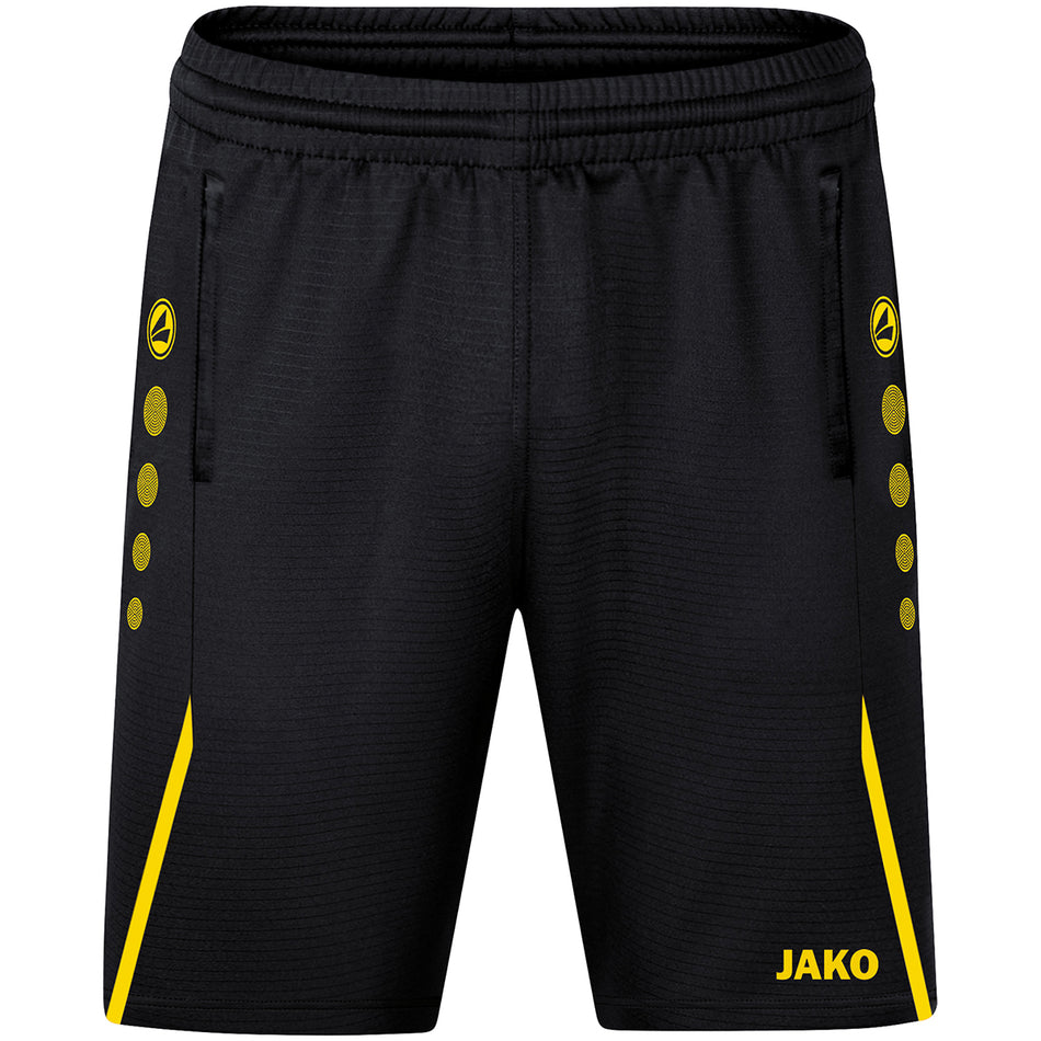 Jako - Trainingsshort Challenge - Zwart/Citroen