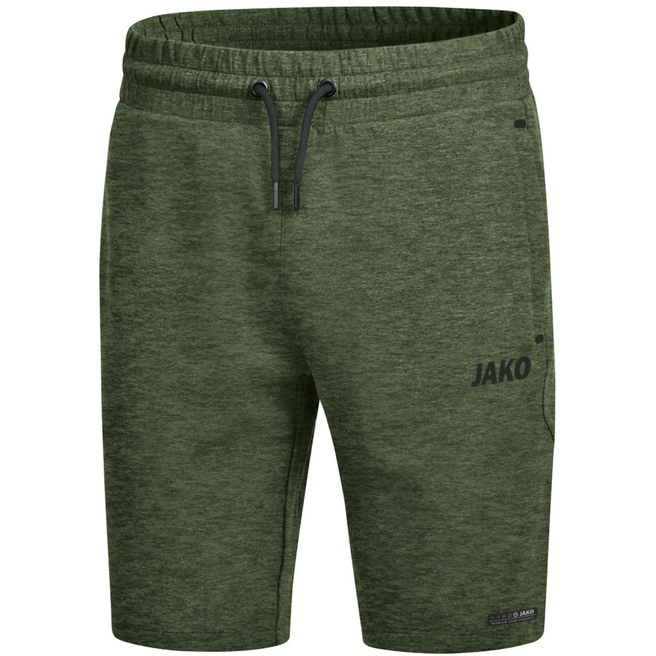 Jako - Short Premium Basics - Kaki Gemeleerd