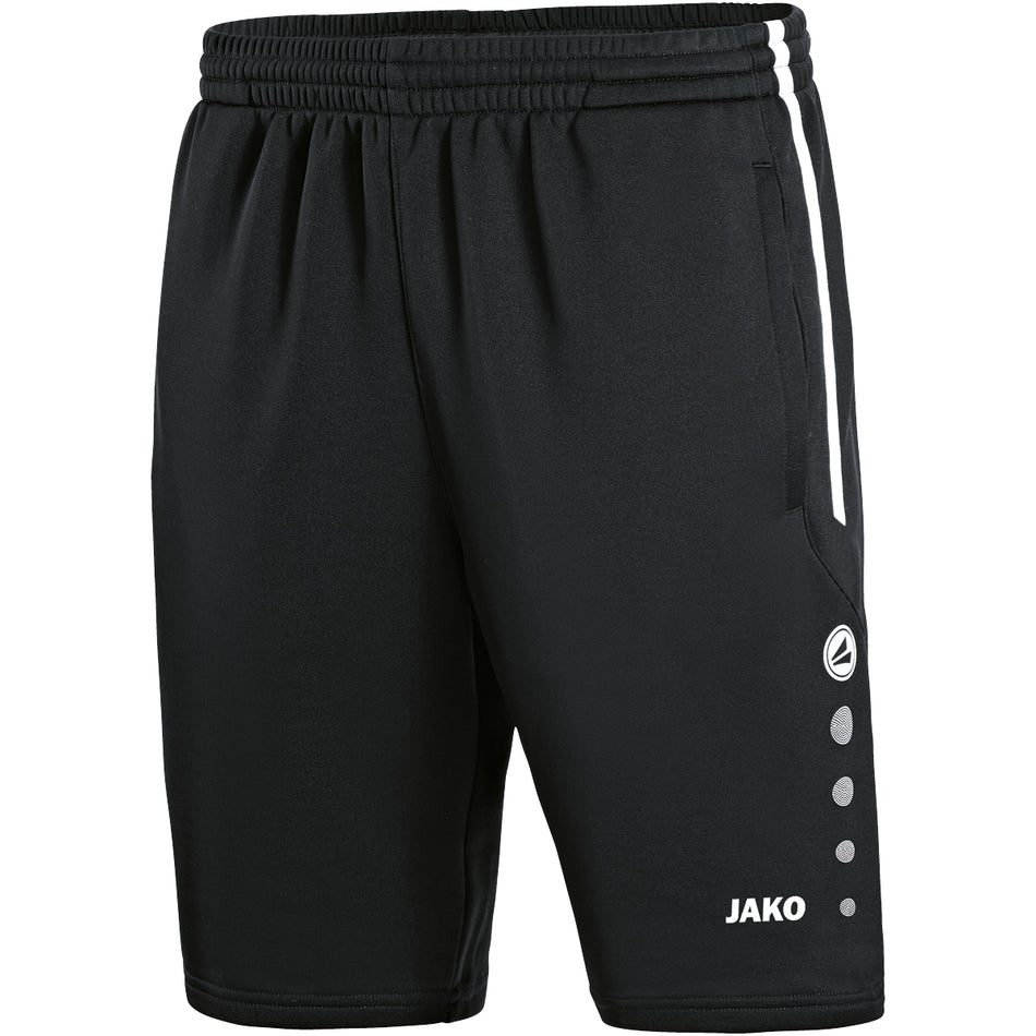 Jako - Trainingsshort Active - Zwart/Wit