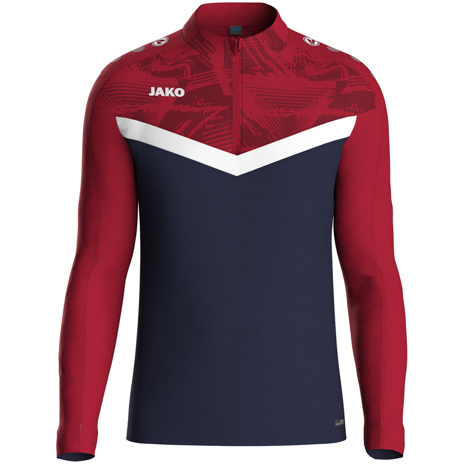 Jako - Ziptop Iconic - Marine/Chillrood