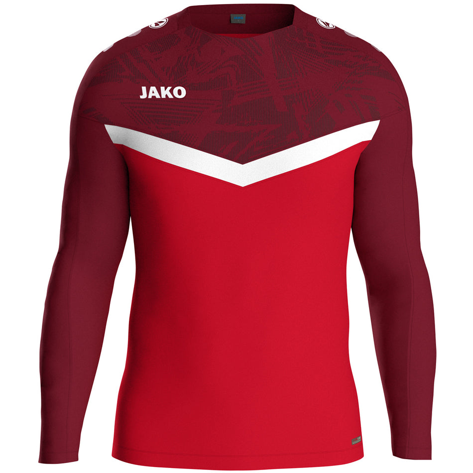 Jako - Sweater Iconic - Rood/Wijnrood