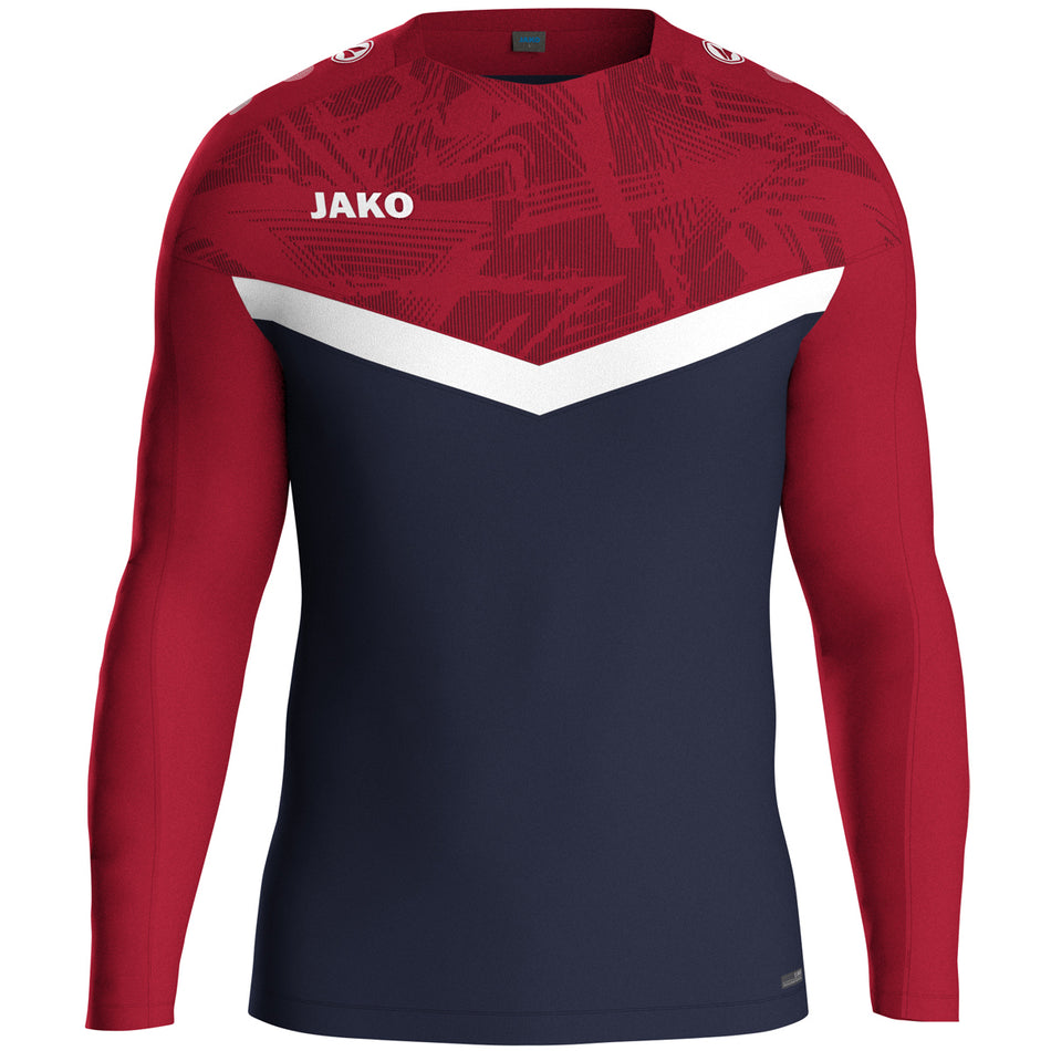 Jako - Sweater Iconic - Marine/Chillrood