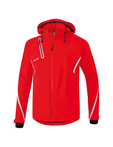 Erima - Functioneel Softshell Jack - Rood/Wit