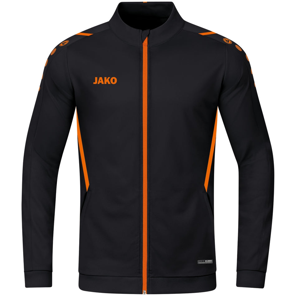 Jako - Polyestervest Challenge - Zwart/Fluo Oranje