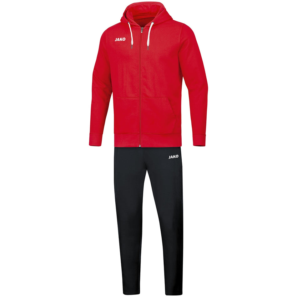 Jako - Joggingspak Base Met Kap - Rood