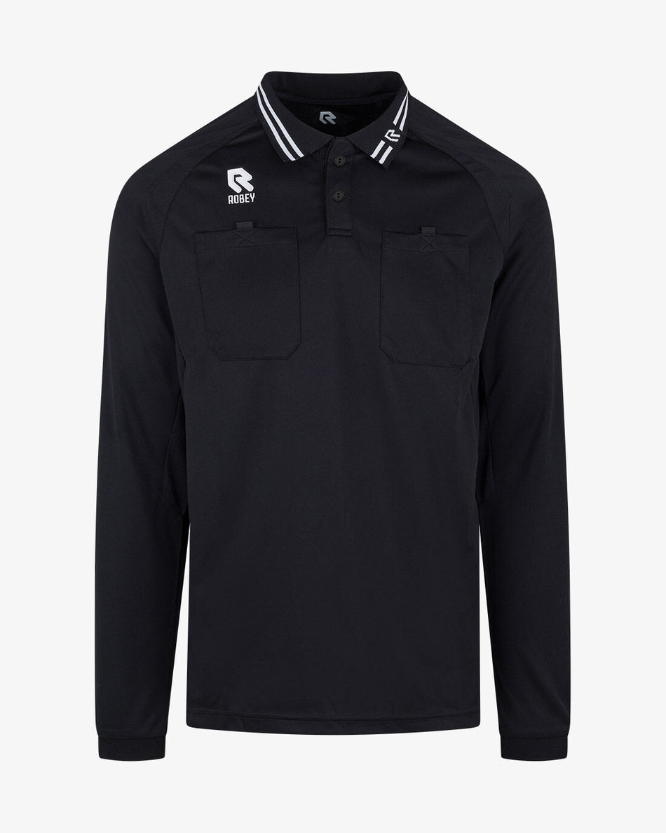 ROBEY - Referee Shirt LS - Black