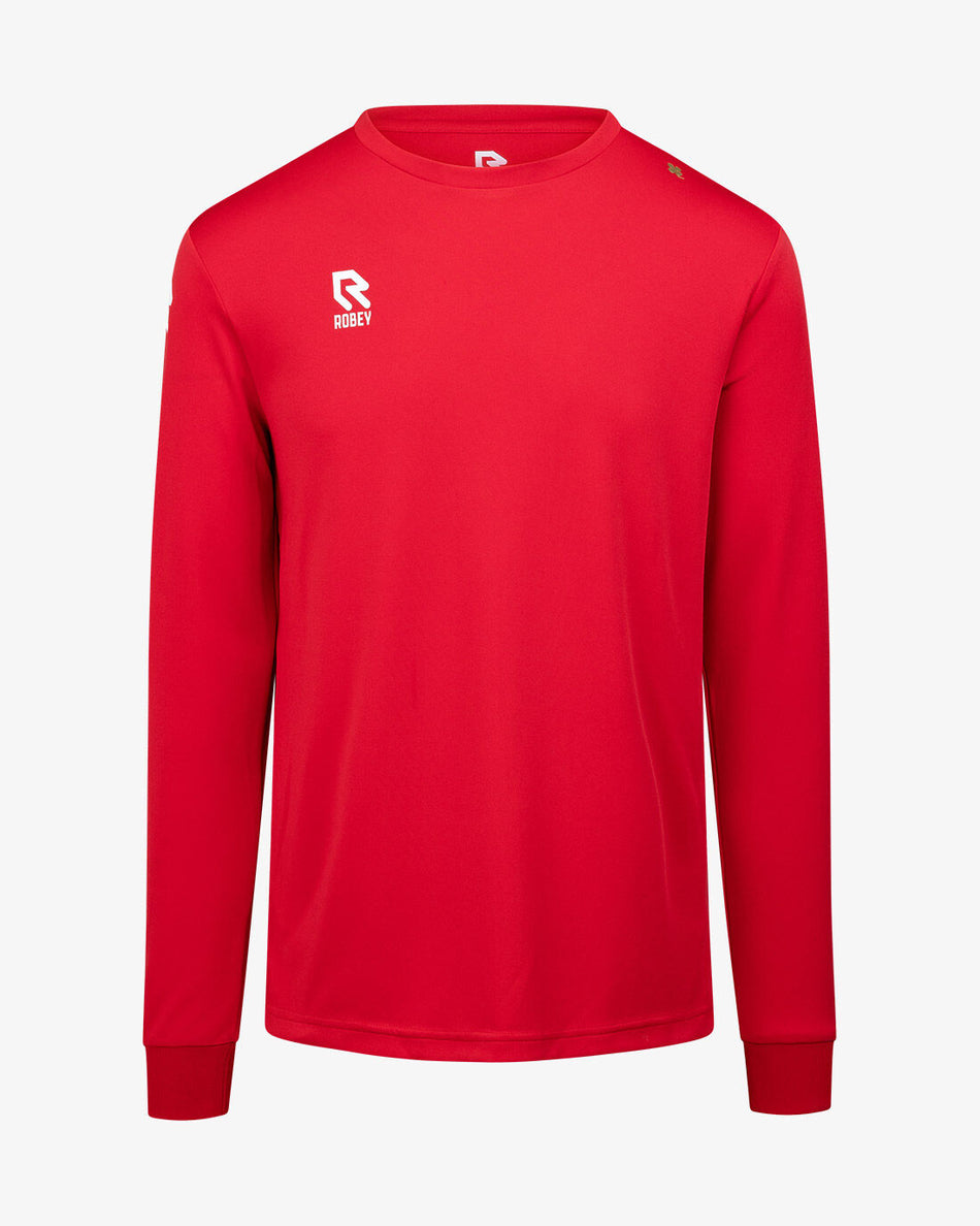 ROBEY - Crossbar shirt LS - Red