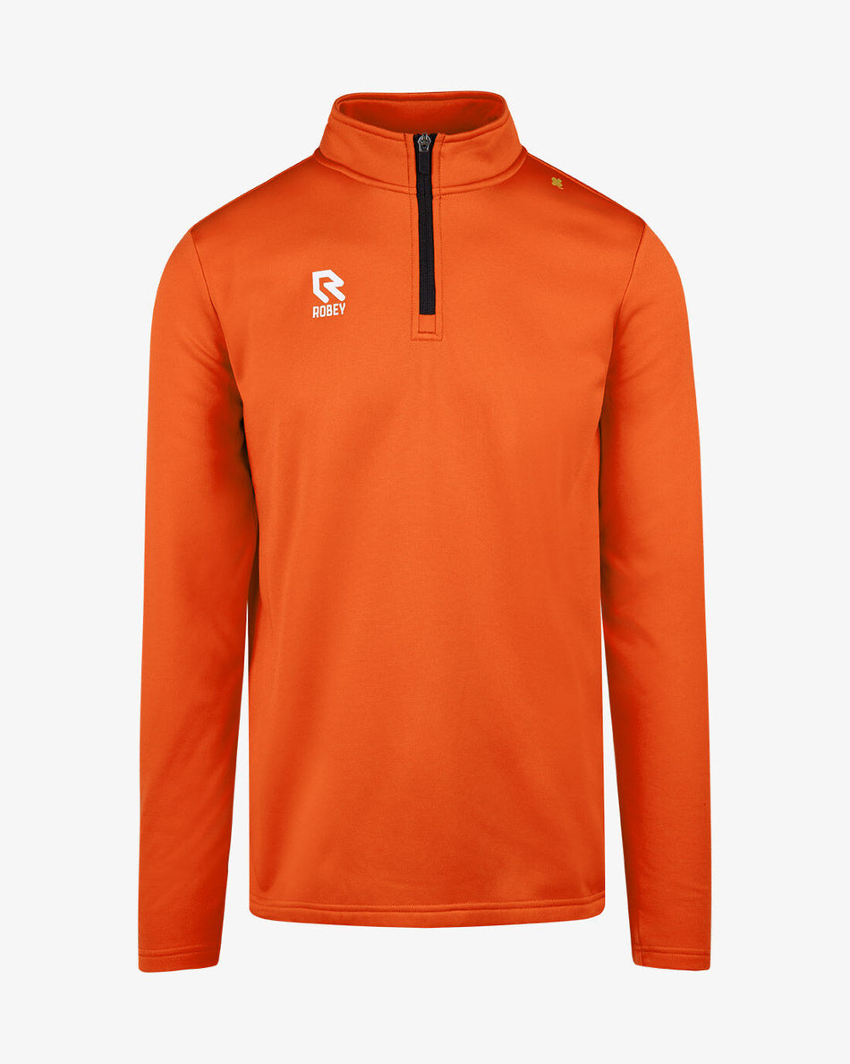 ROBEY - Crossbar Half-Zip - Orange