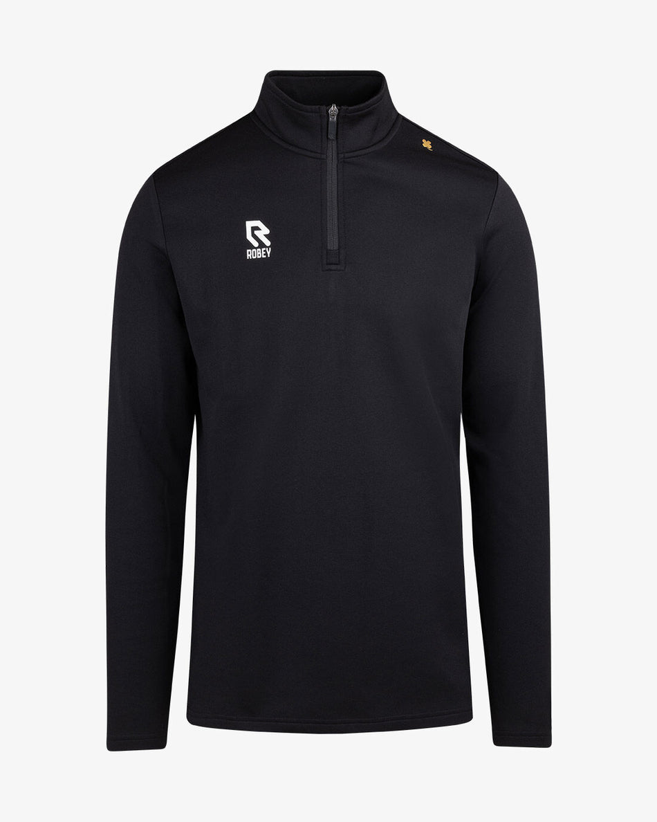 ROBEY - Crossbar Half-Zip - Black