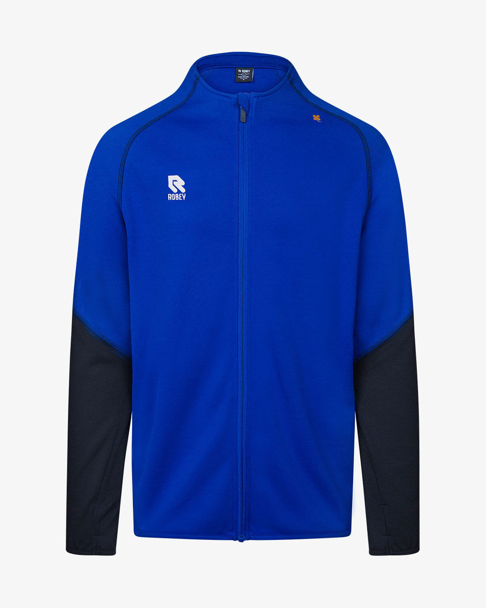 ROBEY - Performance Full-Zip Jacket - Royal Blue/Black