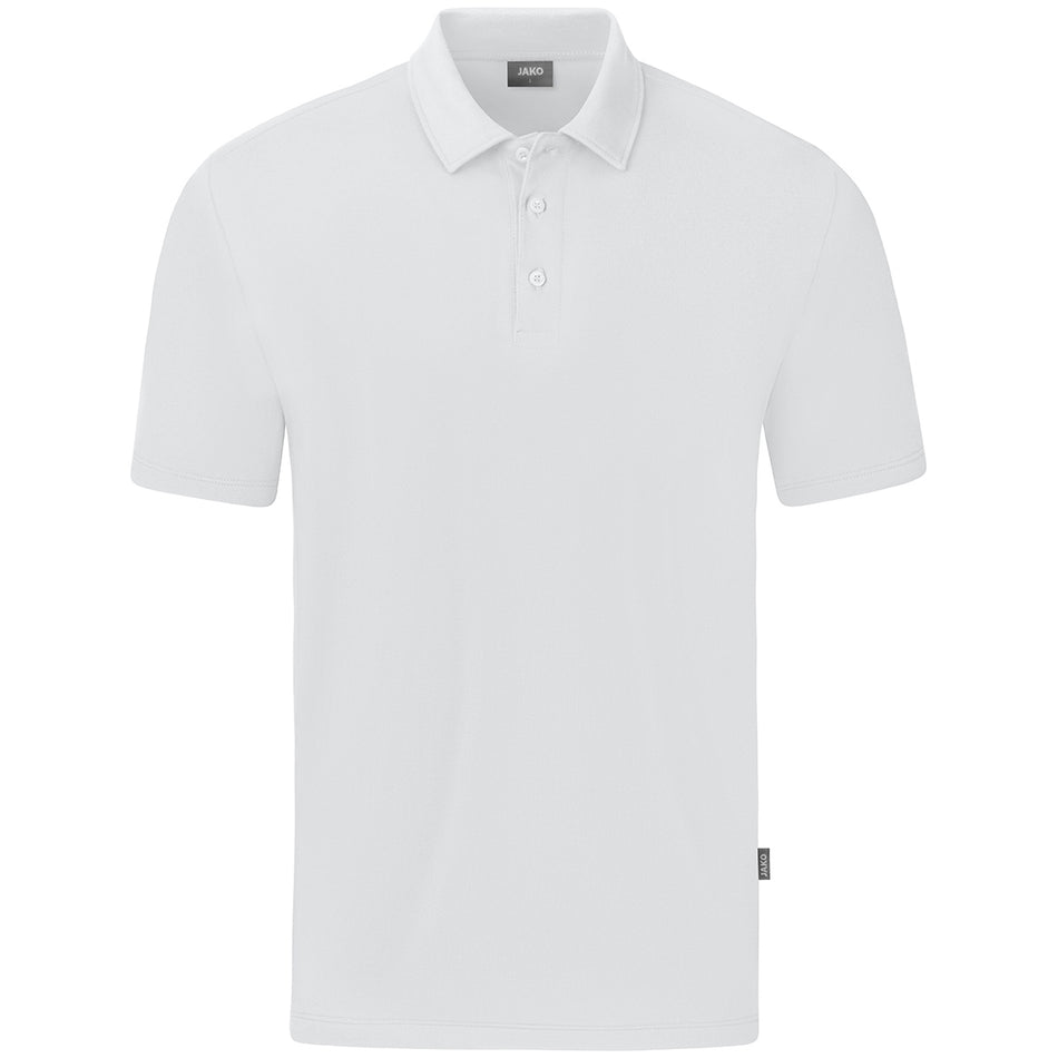 Jako - Polo Organic Stretch - Wit