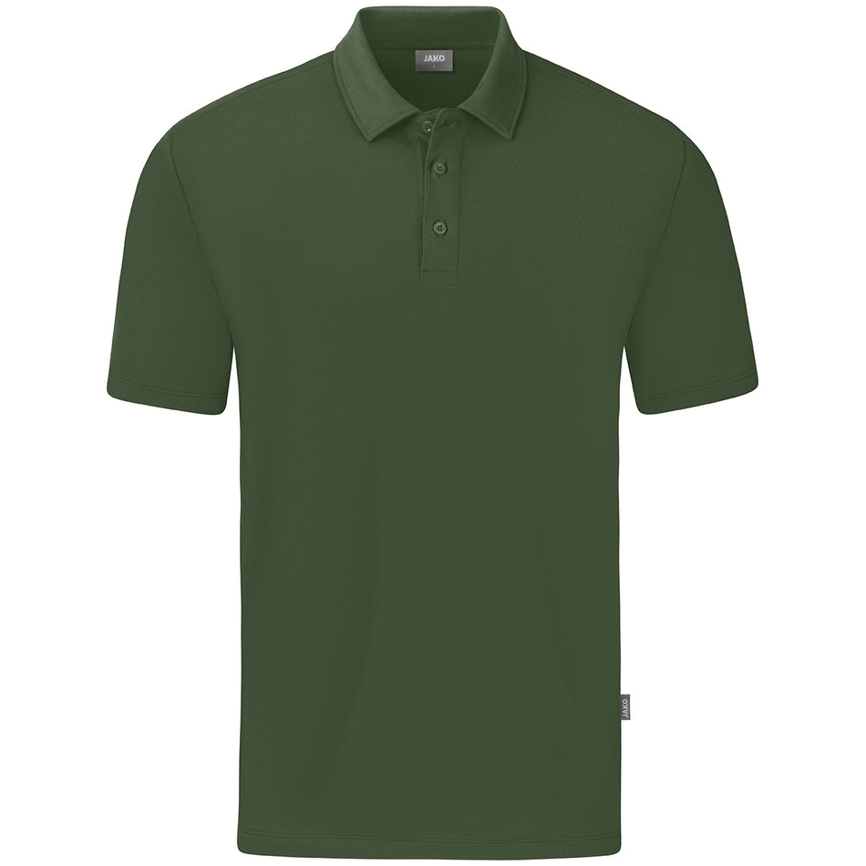 Jako - Polo Organic Stretch - Olijf