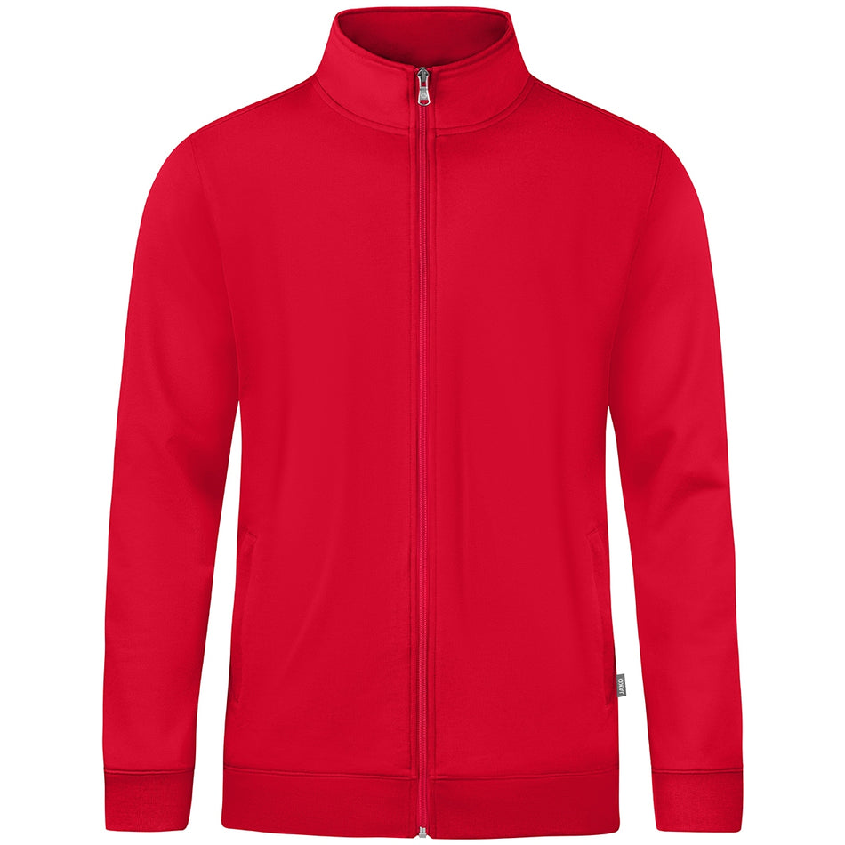 Jako - Sweaterjas Doubletex - Rood