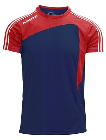 Masita Forza Ss T-Shirt Navy Blue/Red