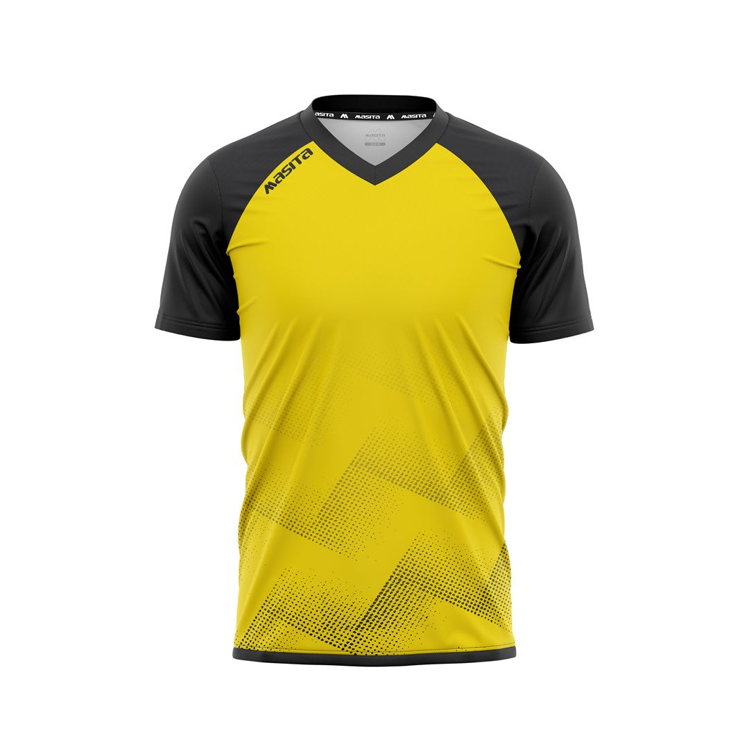 Masita Riva Ss T-Shirt Yellow/Black