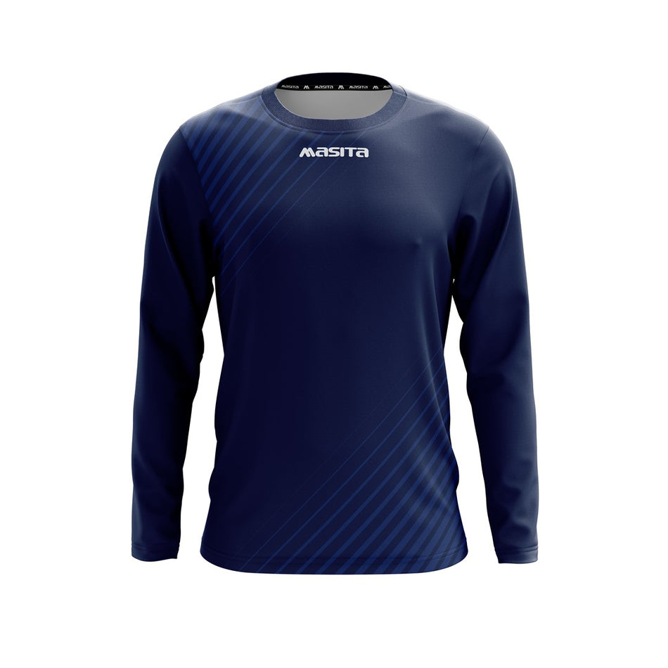 Masita Focus Ls T-Shirt Navy Blue