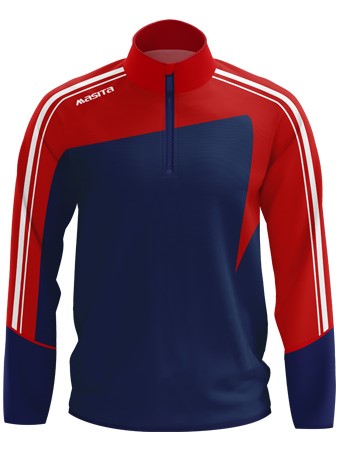 Masita Forza Zipsweater Navy Blue/Red