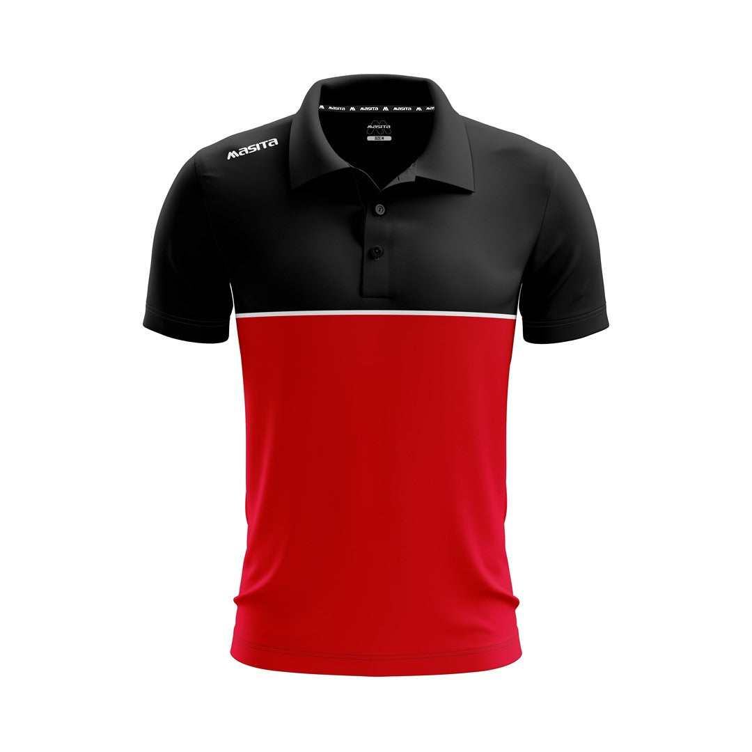 Masita League Ss Polo Black/Red