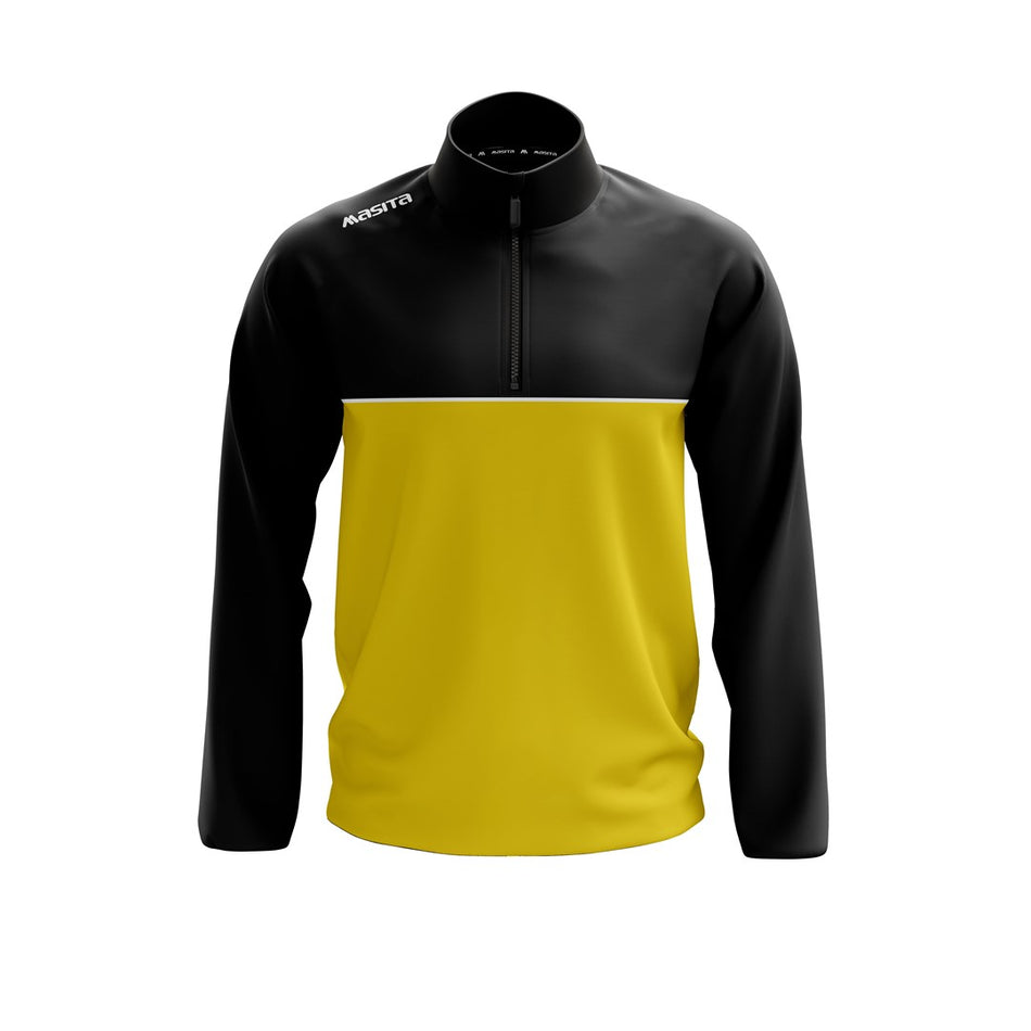 Masita League Zipsweater Black/Yellow