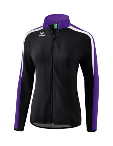 Erima Liga 2.0 presentatiejack Dames - zwart/donker violet/wit