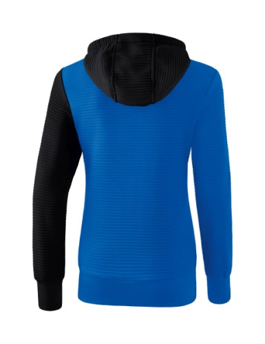 Erima 5-C trainingsjack met capuchon Dames - new royal/zwart/wit