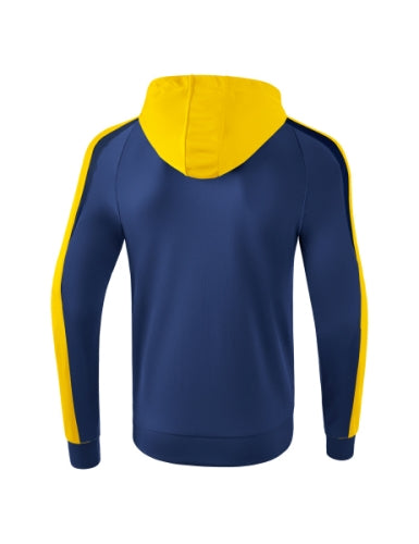 Erima Liga 2.0 trainingsjack met capuchon - new navy/geel/donker navy