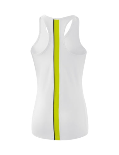 Erima Squad tanktop Dames - wit/slate grey/lime