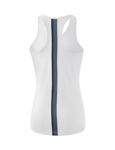 Erima Squad tanktop Dames - wit/new navy/slate grey