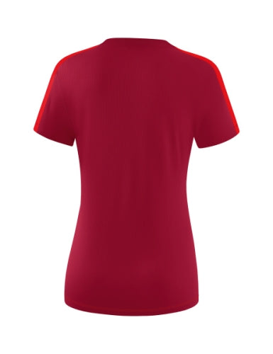 Erima Squad T-shirt Dames - bordeaux/rood