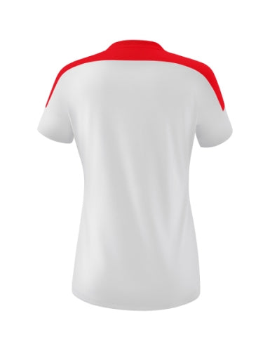 Erima CHANGE by erima T-shirt Dames - wit/rood/zwart