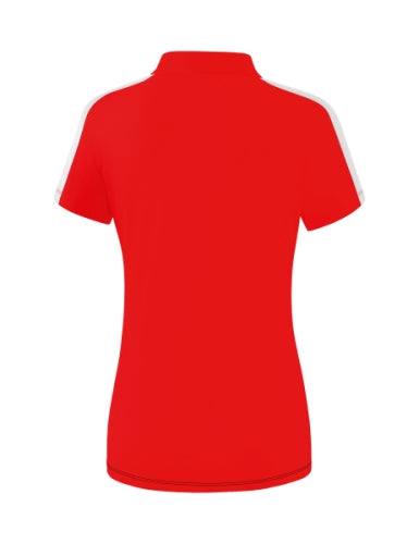 Erima Squad polo Dames - rood/zwart/wit