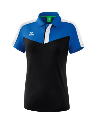 Erima Squad polo Dames - new royal/zwart/wit