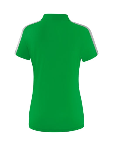 Erima Squad polo Dames - fern green/smaragd/ silver grey