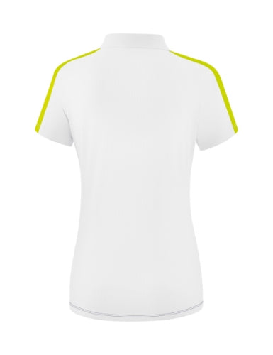 Erima Squad polo Dames - wit/slate grey/lime