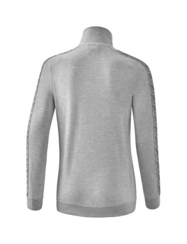 Erima Essential Team Tracktop jack Dames - licht grey melange/slate grey