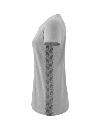 Erima Essential Team T-shirt Dames - licht grey melange/slate grey